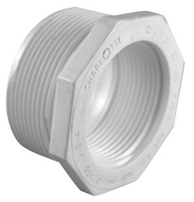 CHARLOTTE PIPE 3/4 x 1/2 SCH 40 RED BUSHING MPTXFPT PRESSURE (1 Unit Piece)