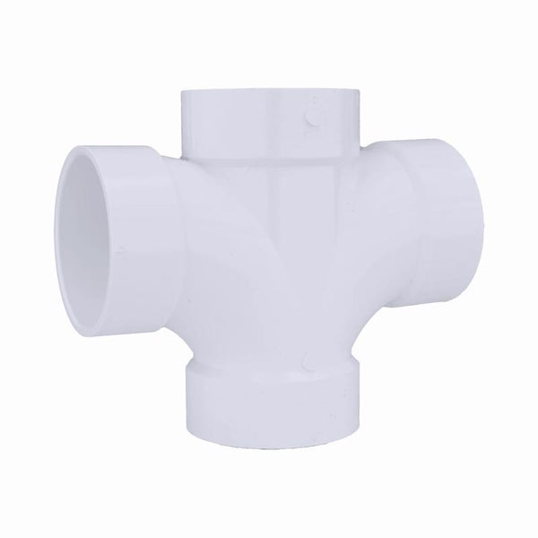 Charlotte Pipe TEE DBL SAN PVC 4'' by Charlotte MfrPartNo PVC004281200HA
