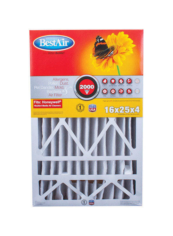 RPS PRODUCTS AIR FLTR 16X25X4 HNYWELL