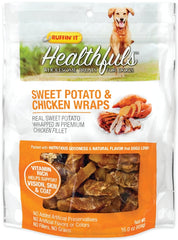 Healthfuls Chicken Wrapped Sweet Potato Dog Treats, 16oz 08314
