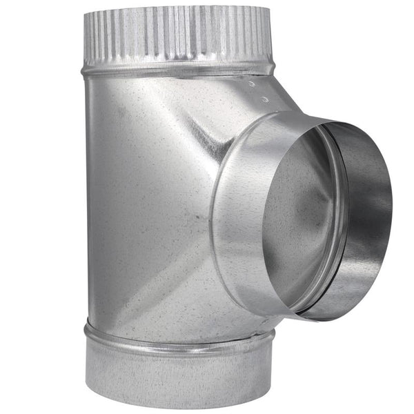 Imperial Manufacturing 6 in. x 6 in. x 6 in. Galvanized Steel Stove Vent Single Tee GV0892