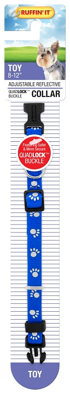 Ruffin'It Paw Prints Reflective Dog Collar 7N39201
