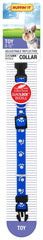 Ruffin'It 7N39201 39201 Reflective Dog Collar, 8 to 12 in L Collar, 3/8 in W Collar, Nylon, Assorted