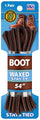 Rhode Island Textile Stay-Ty Waxed Boot Lace, 54" Brown 1N311-14