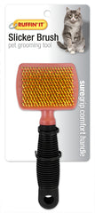 Ruffin'It 19793 Cat Slicker Brush with Plastic Construction and Comfort Soft Sure-Grip Handle