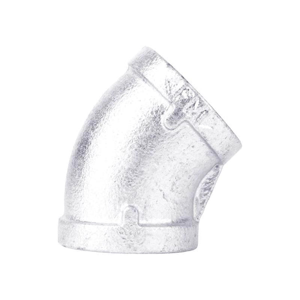 LDR 311 E45-12 Galvanized 45 Degree Elbow, 1/2-Inch 311UPE45-12