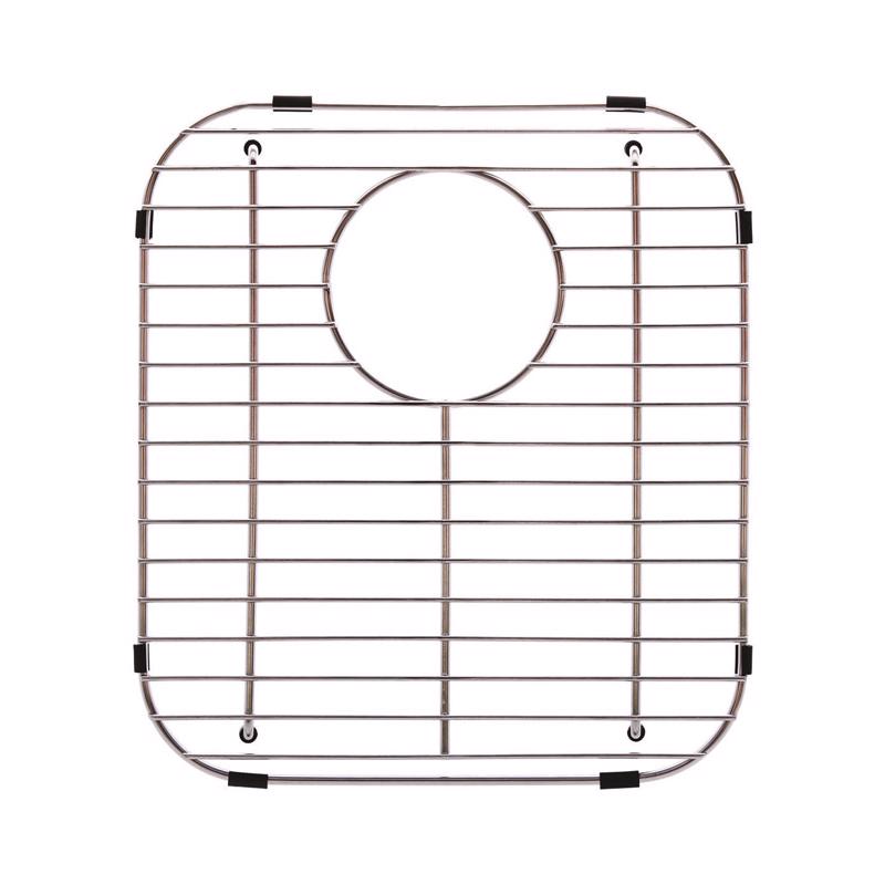 Franke Evolution Universal Double Bowl Sink Protection Grid in Stainless Steel with Rear Drain, FGD75, 13.125'' x 11.625'' x 1.25''