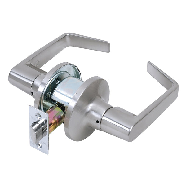 Tell Manufacturing CL100197 Light-Duty Commercial Passage Lever, Satin Finish