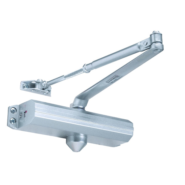 Tell Manufacturing Dc100018 Aluminum Heavy Duty Commercial Surface Applied Door Closer