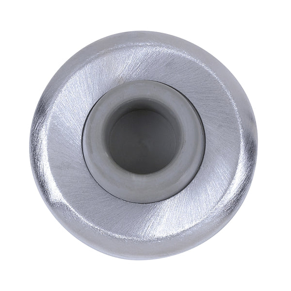 Tell Manufacturing DT100084 Concave Wall Stop, Satin Stainless Steel Wrought, 2-1/2" Diameter
