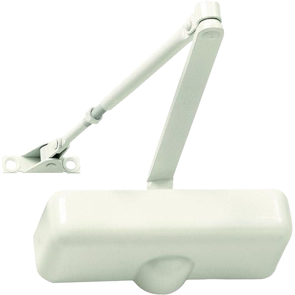 TELL MANUFACTURING DC100084 SZ3 Residential Ivory Door Closer