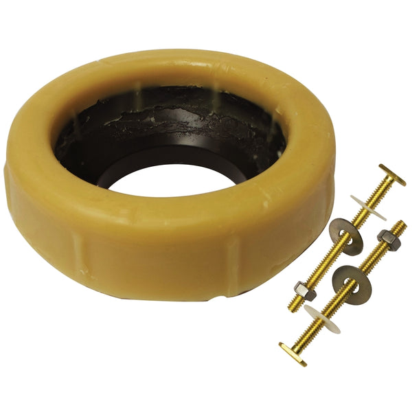 Plumb Pak K836-4 Extra Thick, Jumbo Wax Gasket Kit, for Use with 3 in Or 4 in Waste Lines