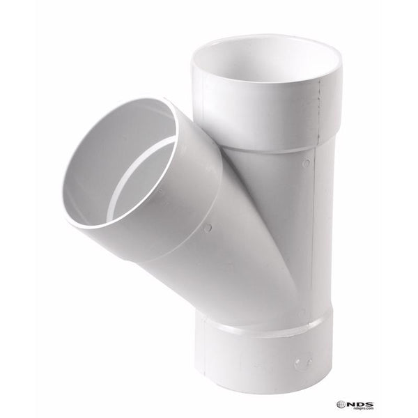 NDS 6P08 6" WYE Hub by Hub Piping System