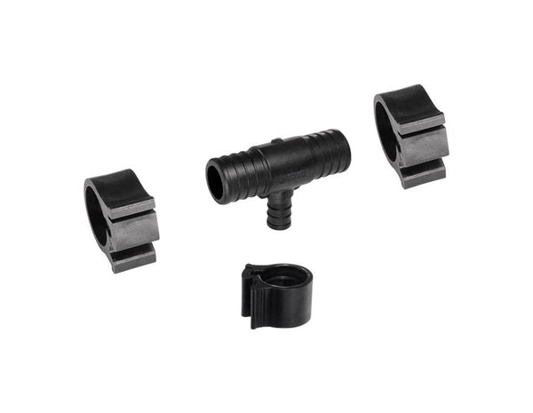 Flair-It PEXLOCK 30775 Reducing Tee, 1" x 1" x 1/2", Black