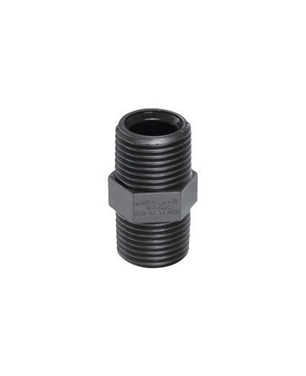 Flair-It PEXLOCK 30952 Coupling 1/2" MPT x 1/2" MPT, Black