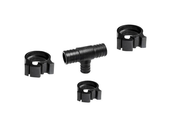 Flair-It PEXLOCK 30776 Reducing Tee, 1" x 1" x 3/4", Black