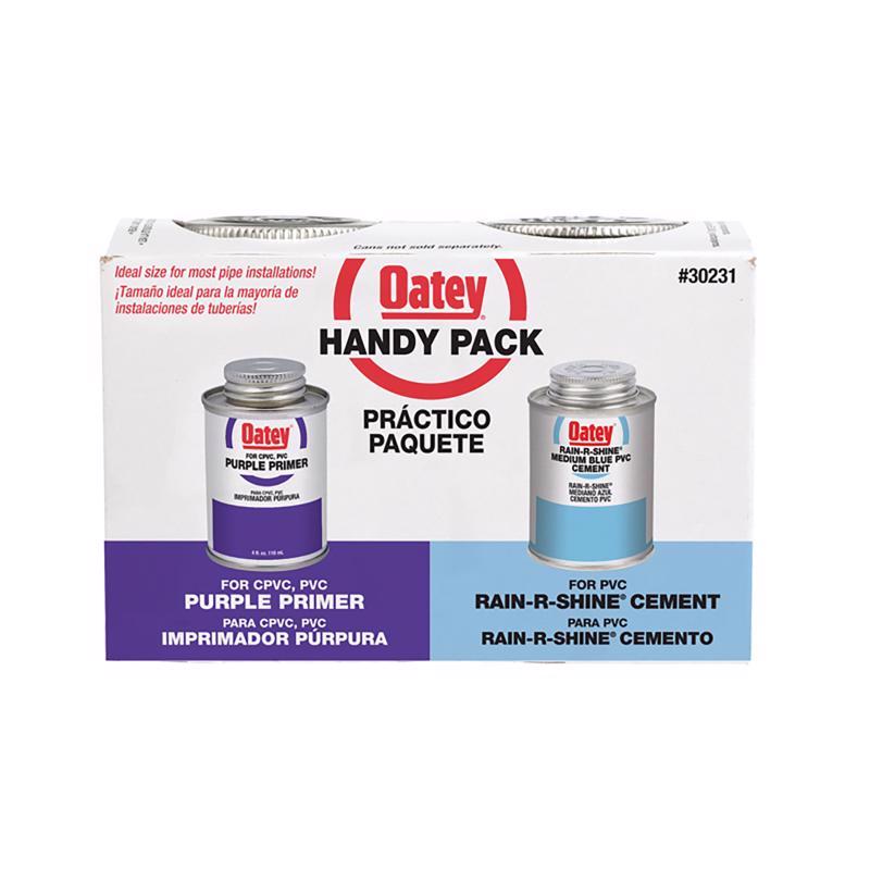 Oatey 30251 Rain R Shine 4OZ RainShine Weld Kit, 4 oz, White