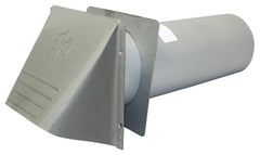 Builder's Best 110889 Thru-wall Dryer Vent Hood, 4", Galvanized
