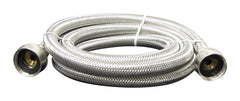 Plumb Pak PP22816 Washing Machine Hose, 6 Ft, Fgh, Stainless Steel, 3/4" x 6'