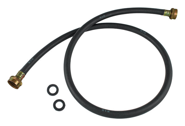 Plumb Pak PP850-8 Washing Machine Hose, 4 Ft, Female, Rubber, 4', Black