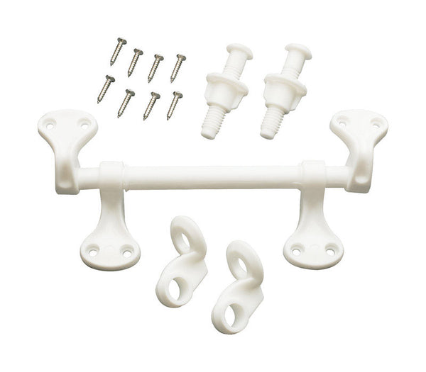 Keeney PP835-36 Plumb Pak Plastic Toilet Seat Hinges, White