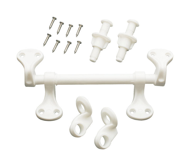 Keeney PP835-36 Plumb Pak Plastic Toilet Seat Hinges, White