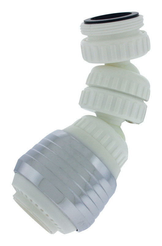 Plumb Pak PP800-216LF Bubble-Stream Classic Double Swivel Dual Thread Faucet Aerator 1.5 GPM