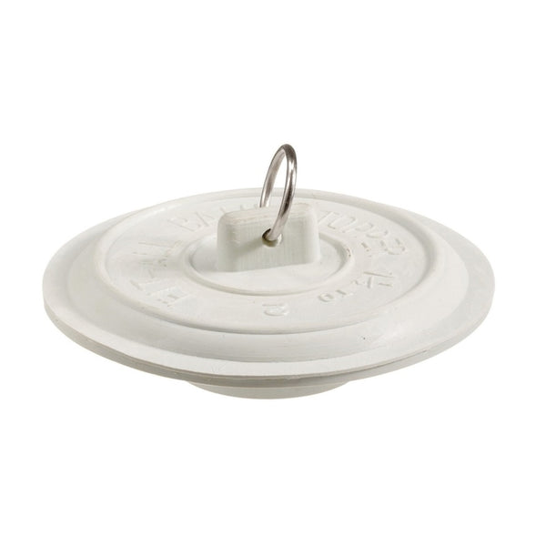 Plumb Pak PP820-4 Tub Stopper White Rub 1-1/2-2, No Size