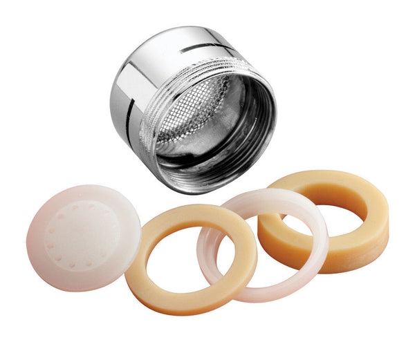 Plumb Pak PP800-1 PlumPak Dual Threaded Slotted Faucet Aerator, Male X 15/16-27 Female, No Size, Chrome