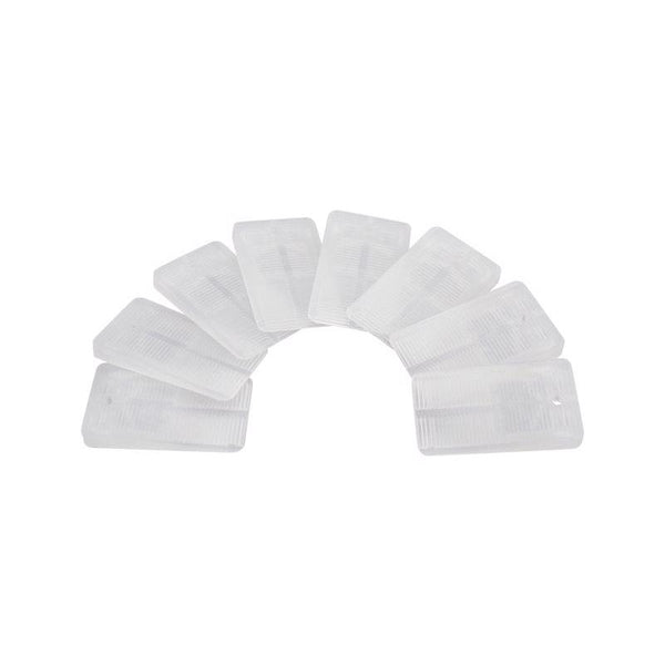 Plumb Pak K836-49 Keeney Toilet Leveling Shims, Multi-Purpose Design for Furniture, Cabinets, and Tables, 8-Pack, White, 8 Count