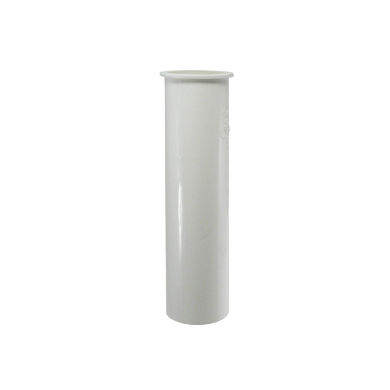 Plumb Pak PP10-8W Sink Tailpiece, 1-1/2 in Dia X 8 in L, Flanged, PVC, 1-1/2"D, White
