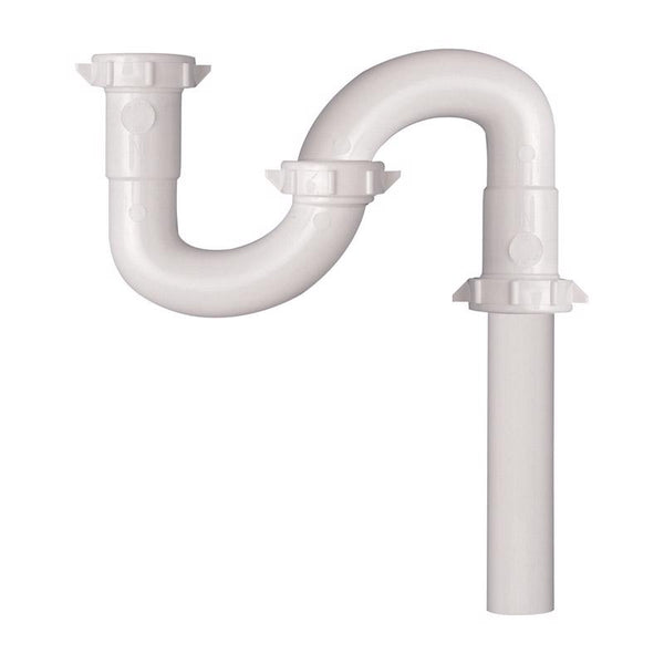 Plumb Pak, White PP66-3W S-Trap, Size