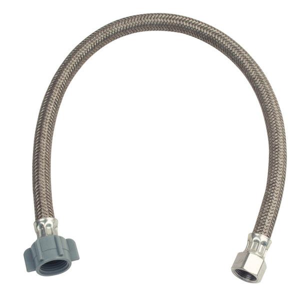BrassCraft 1/2 in. Compression x FIP 3/8 in. 12 in. PVC Faucet Supply Line PSB866