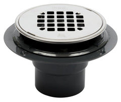 Oatey 42261 abs shower drain, Black