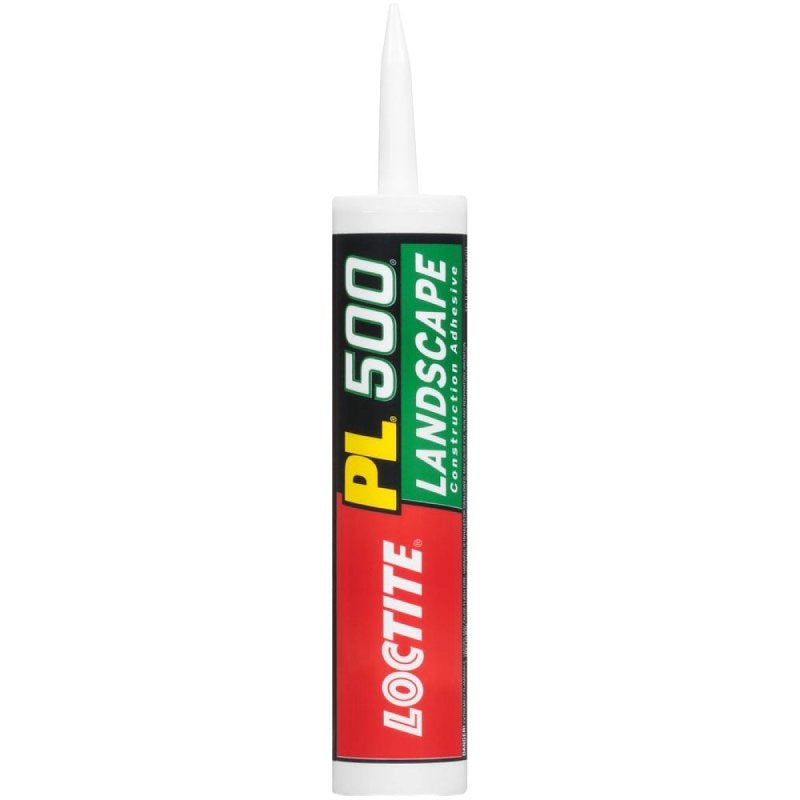 Loctite PL 500 Landscape Block and Paver VOC Construction Adhesive, Tan, 10 fl oz Cartridge, 1 Pack