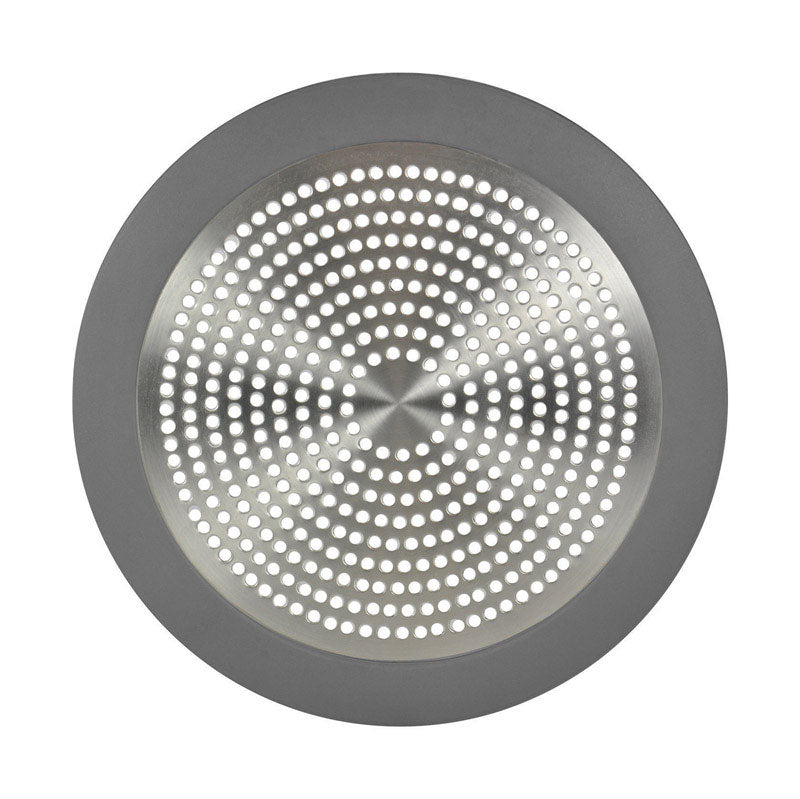 Danco 10895 Shower Drain Strainer, 5-3/4 inch, Brushed Nickel