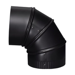 Imperial BM0015 stove pipe elbow, Black