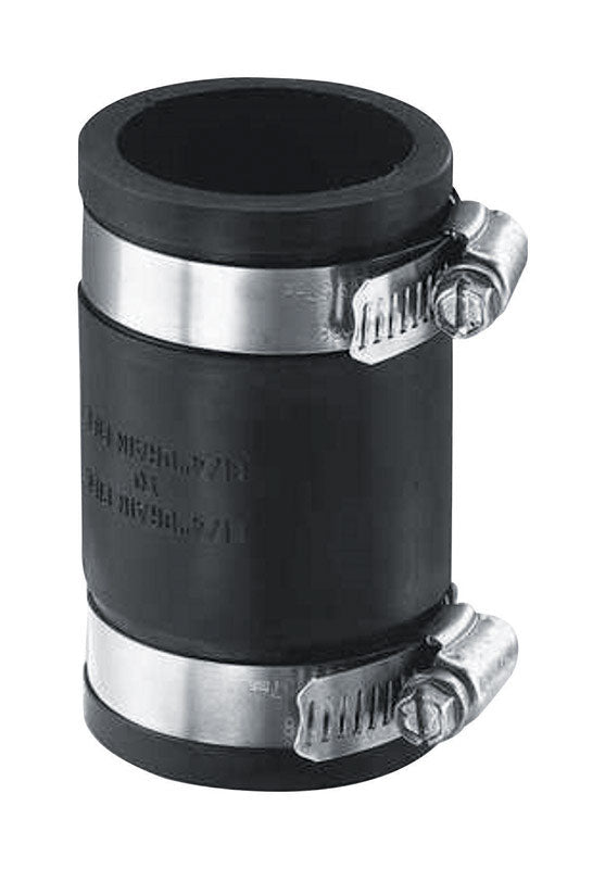 Fernco 1056-22 Flexible Pipe Coupling 2" CI/Plastic/Steel to 2" CI/Plastic/Steel P1056-22