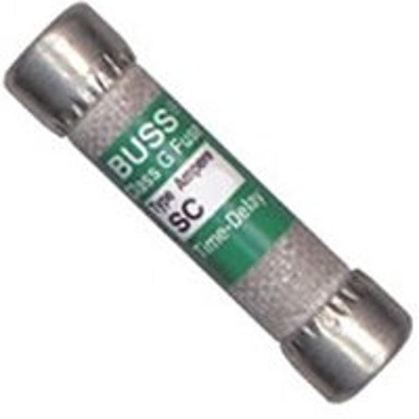 Bussmann SC-20 Cartridge Low Voltage Time Delay Fuse, 600 Vac/170 Vdc, 20 Amp