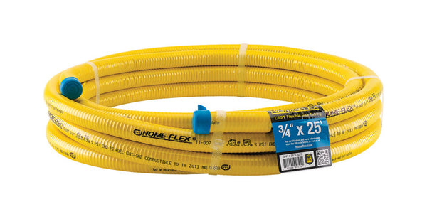HomeFlex 11-00725 3/4-Inch x 25-Feet Corrugated Tubing, Stainless Steel