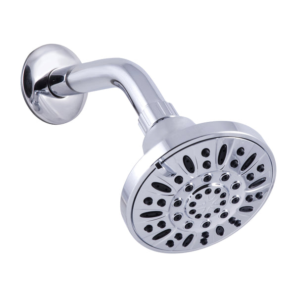 OakBrook Chrome PVC 3 settings Wallmount Showerhead 1.8 gpm 520 A3355CCP-WS