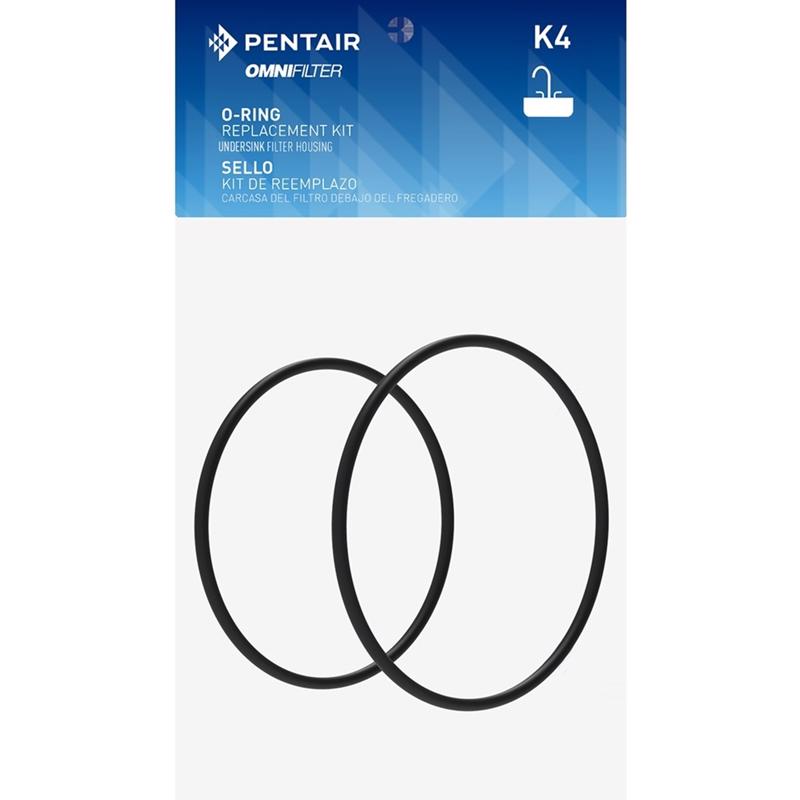 Pentair OMNIFilter K4 Replacement O-Rings Kit for Under Sink Water Filter Housings, Pack of 4