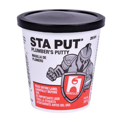 Hercules 14 oz. Superior Grade, 14 Ounce, Tan Oatey 25101 Sta Put 14-Ounce Plumbers Putty, Color