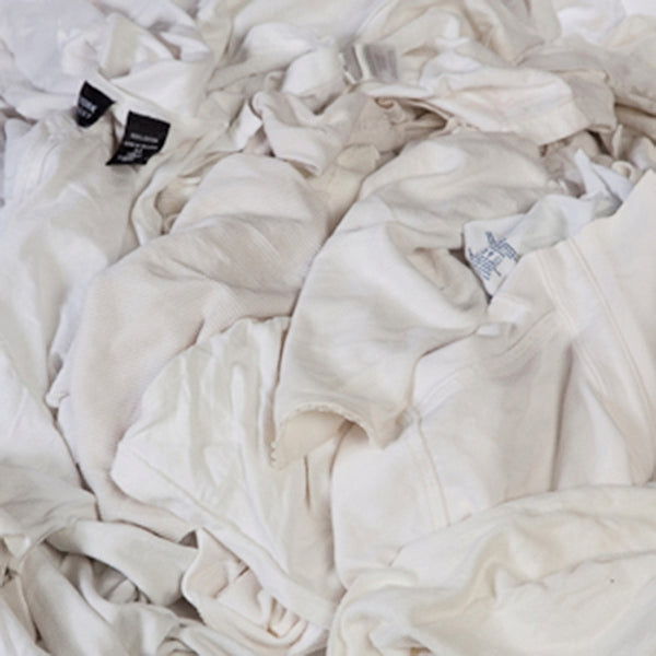 All Rags Reclaimed White Knits 25# R701-25