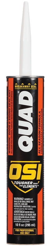 OSI QUAD Clay 333 Window, Door and Siding Sealant 10-Fluid Ounce Cartridge (1637200)