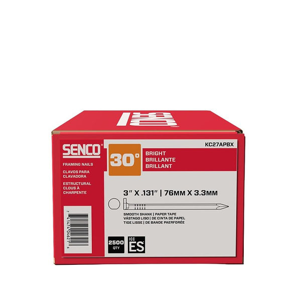 SENCO FASTENING SYSTEMS KC27APBX 2.5K 3x.131 Frame Nail