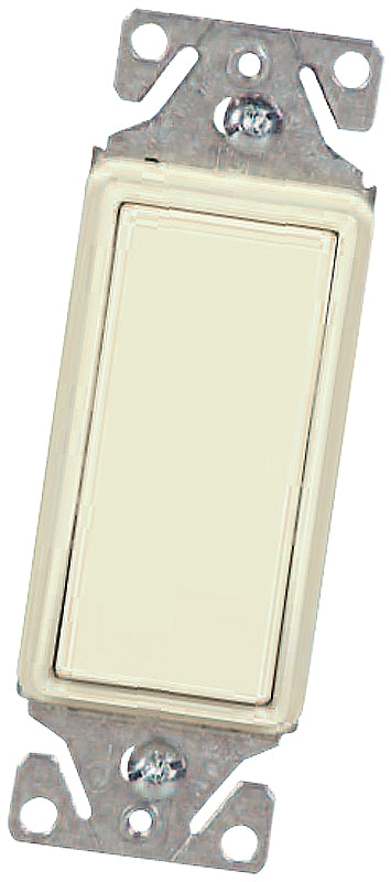 EATON 7521W-BOX 7521W-K-L Decorator Switch, 1 P, White