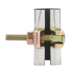 B&K Industries BK Products 1 in. Galvanized 430 Stainless Steel Pipe Repair Clamp 160-605