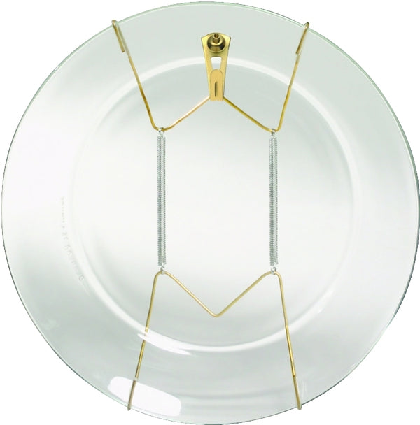 HILLMAN 50472 Plate Hanger Brass Steel