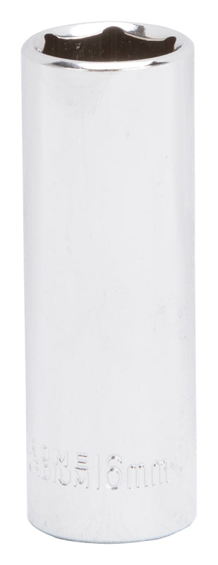MINTCRAFT MT6507033 3/8-Inch Drive 6 Point Deep Socket, 16mm